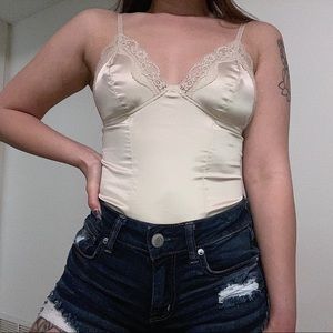 Nude bodysuit from Forever 21.